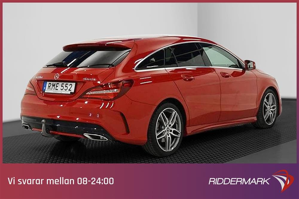 Mercedes CLA 220d 4M 177hk AMG Pano Drag B-kamera 0,42l/milexteriör