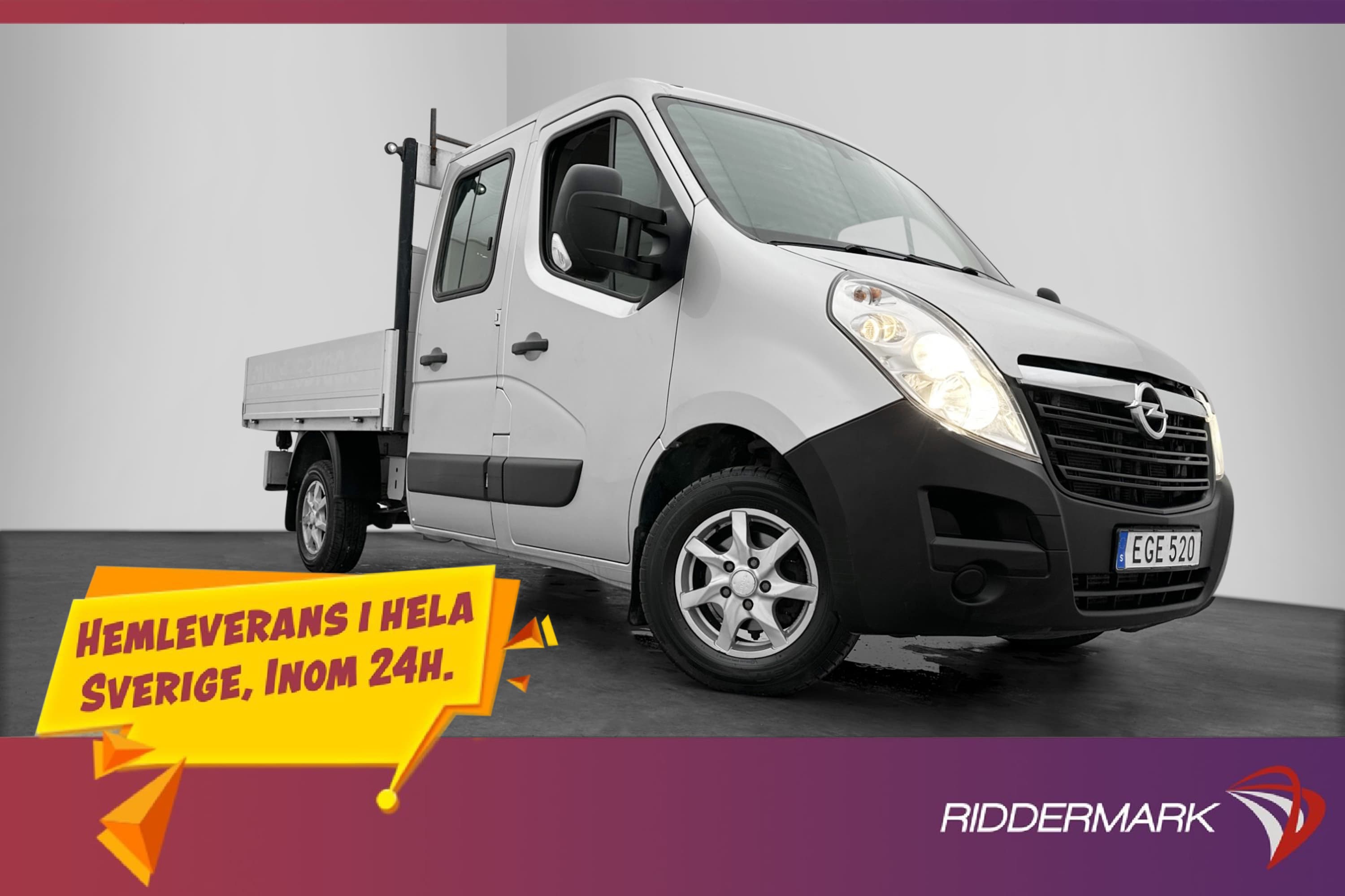Opel Movano Dubbelhytt 2.3CDTI