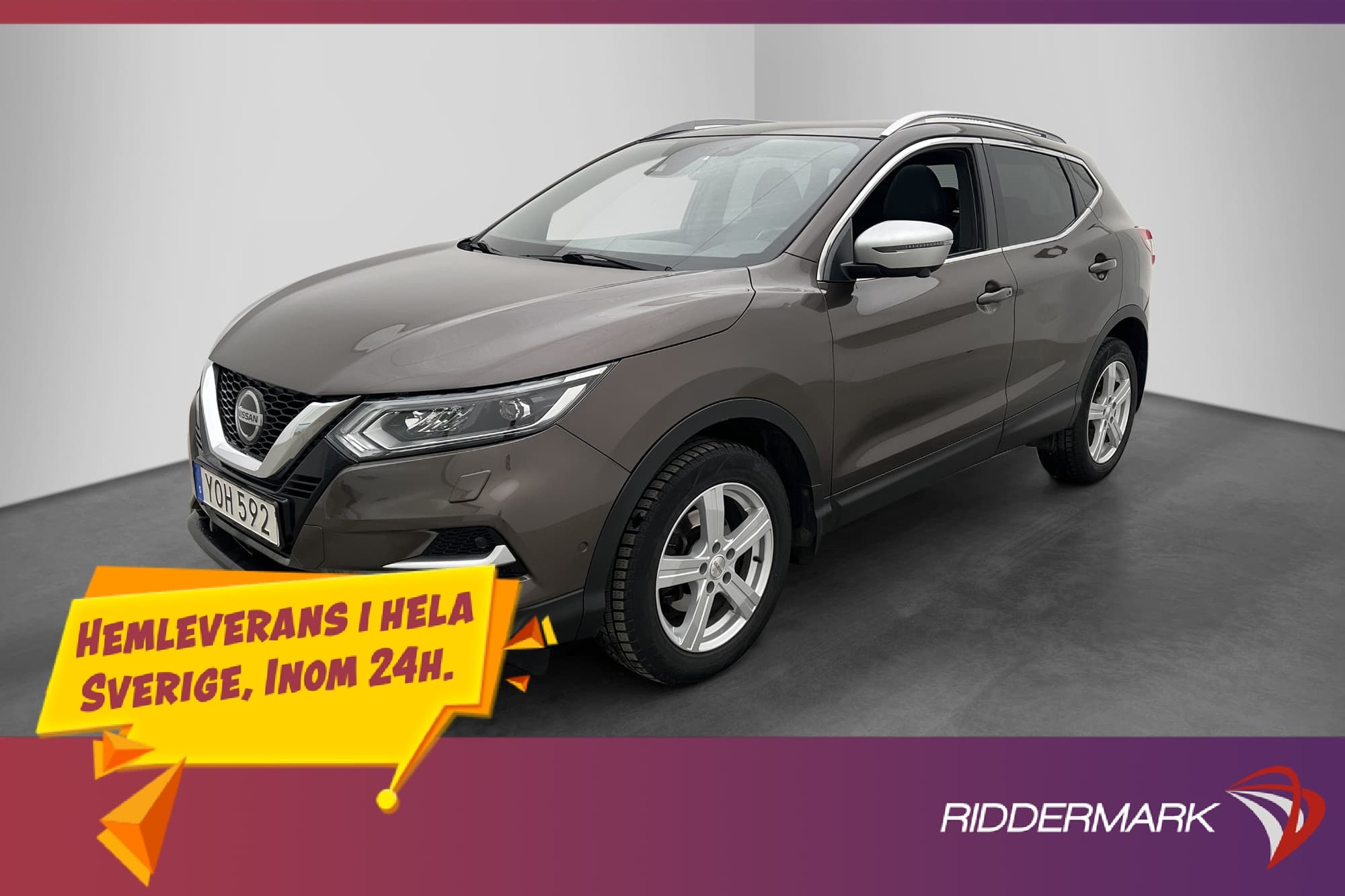 Nissan Qashqai 1.2 115hk Tekna+ Pano BOSE 360° Navi Skinn