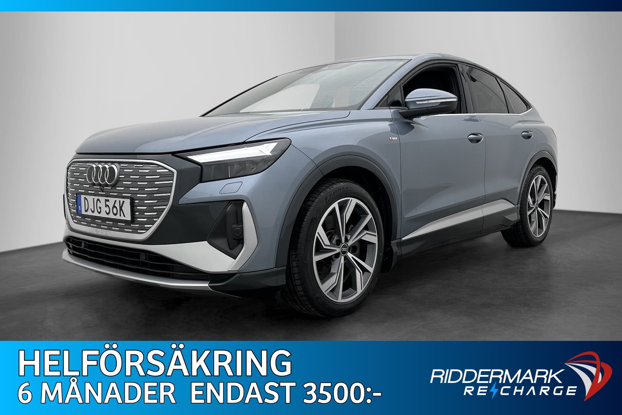 Audi Q4 40 Sportback e-tron 204hk S-Line Sonos Kamera CarPla