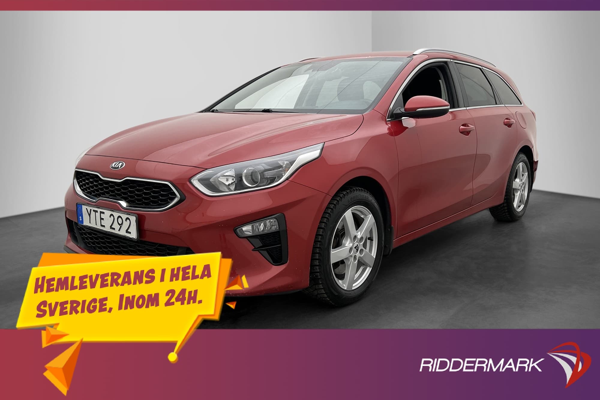 Kia Ceed SW 1.4 T-GDI 140hk Kamera Rattvärme CarPlay