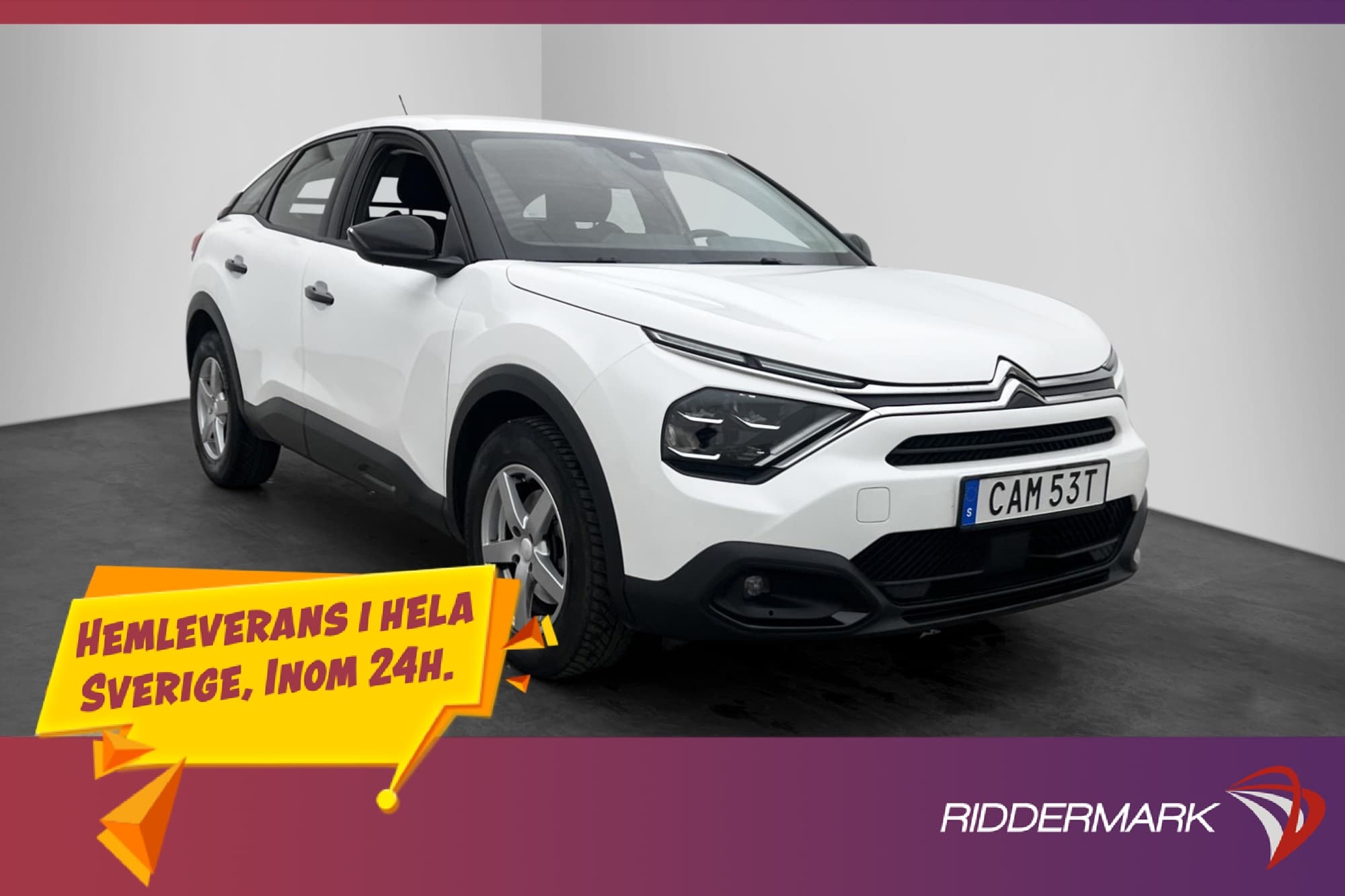 Citroën C4 PureTech 131hk Feel CarPlay Rattvärme P-Sensorer