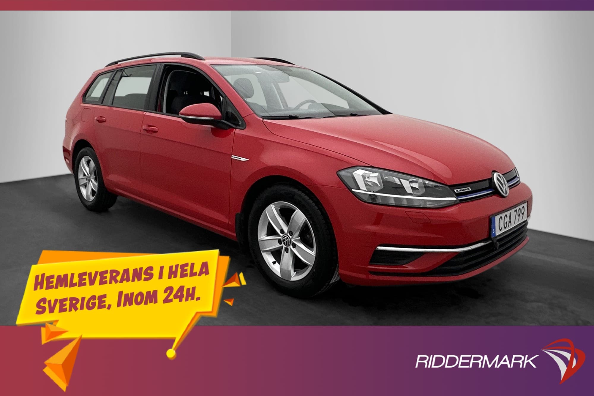 Volkswagen Golf 1.4 TGI GAS/BENSIN M-Värm CarPlay Adaptiv