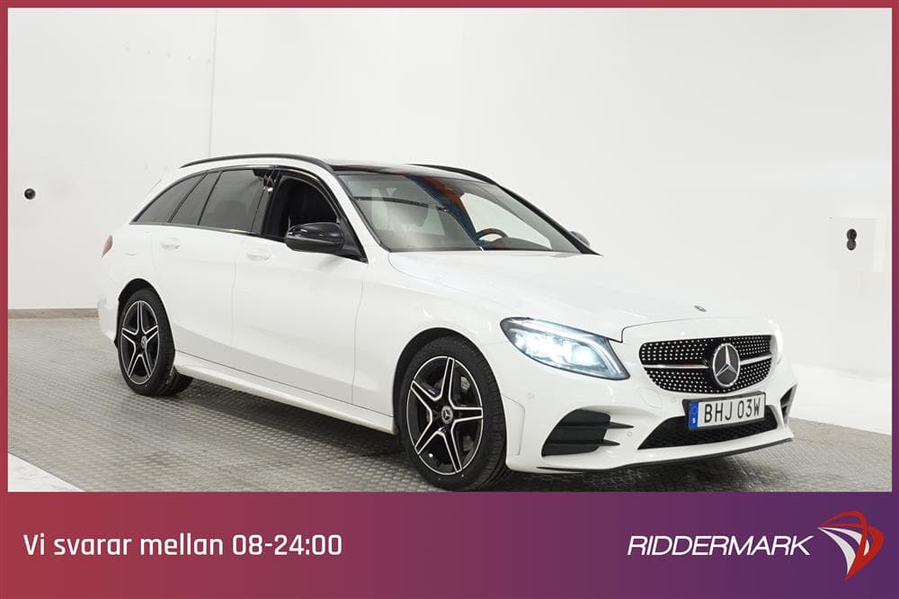 Mercedes-Benz C 200d 160hk AMG Pano Värmare Kamrera Navi