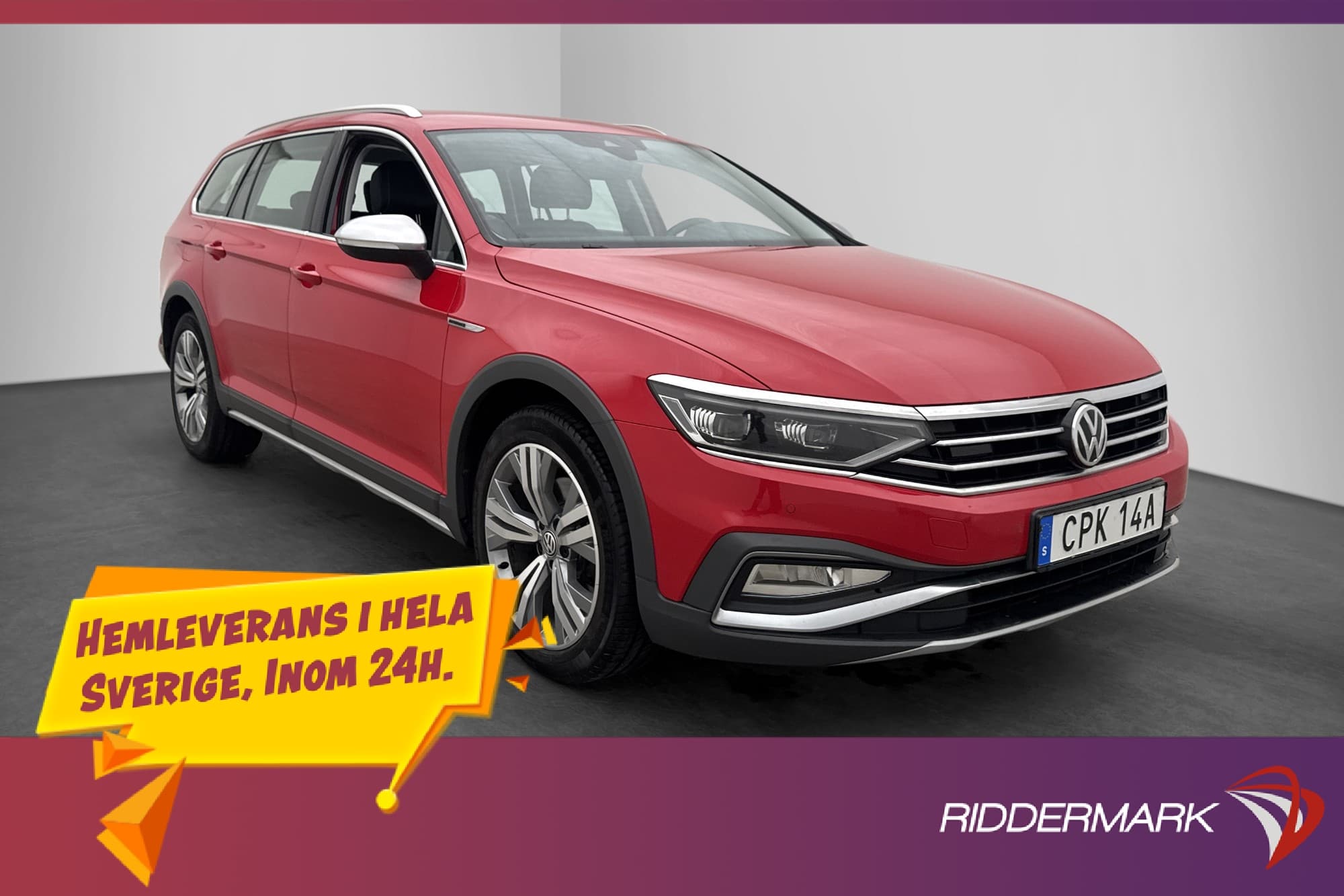 Volkswagen Passat Alltrack 190hk 4M Värm Cockpit Kamera Drag