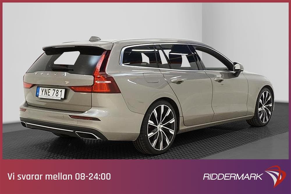 Volvo V60 T6 310hk AWD Inscription Pano Drag H/K 0.61l/milexteriör