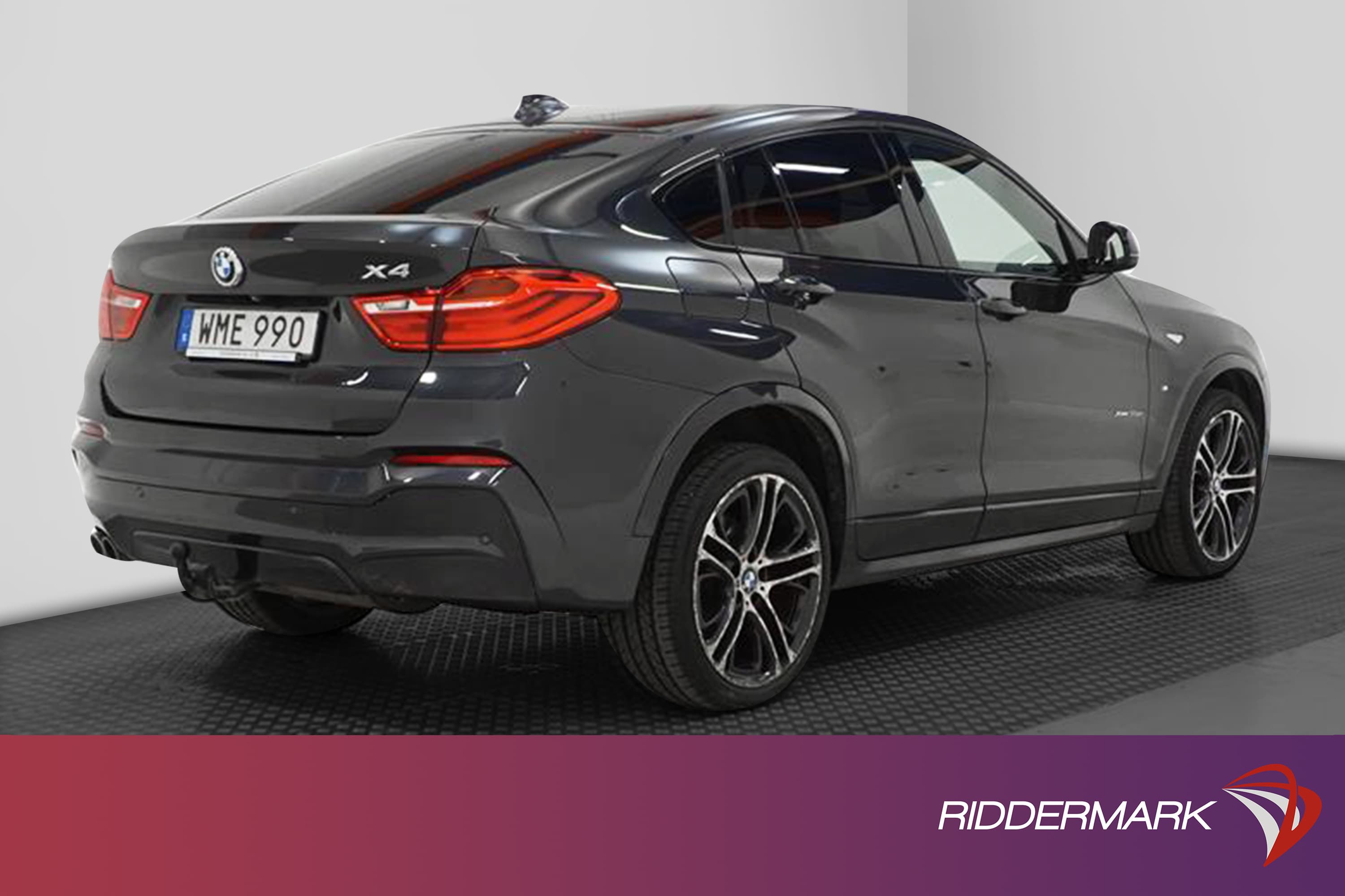 BMW X4 xDrive35d 313hk M-Sport Värmare H/K T-lucka 360° Naviexteriör