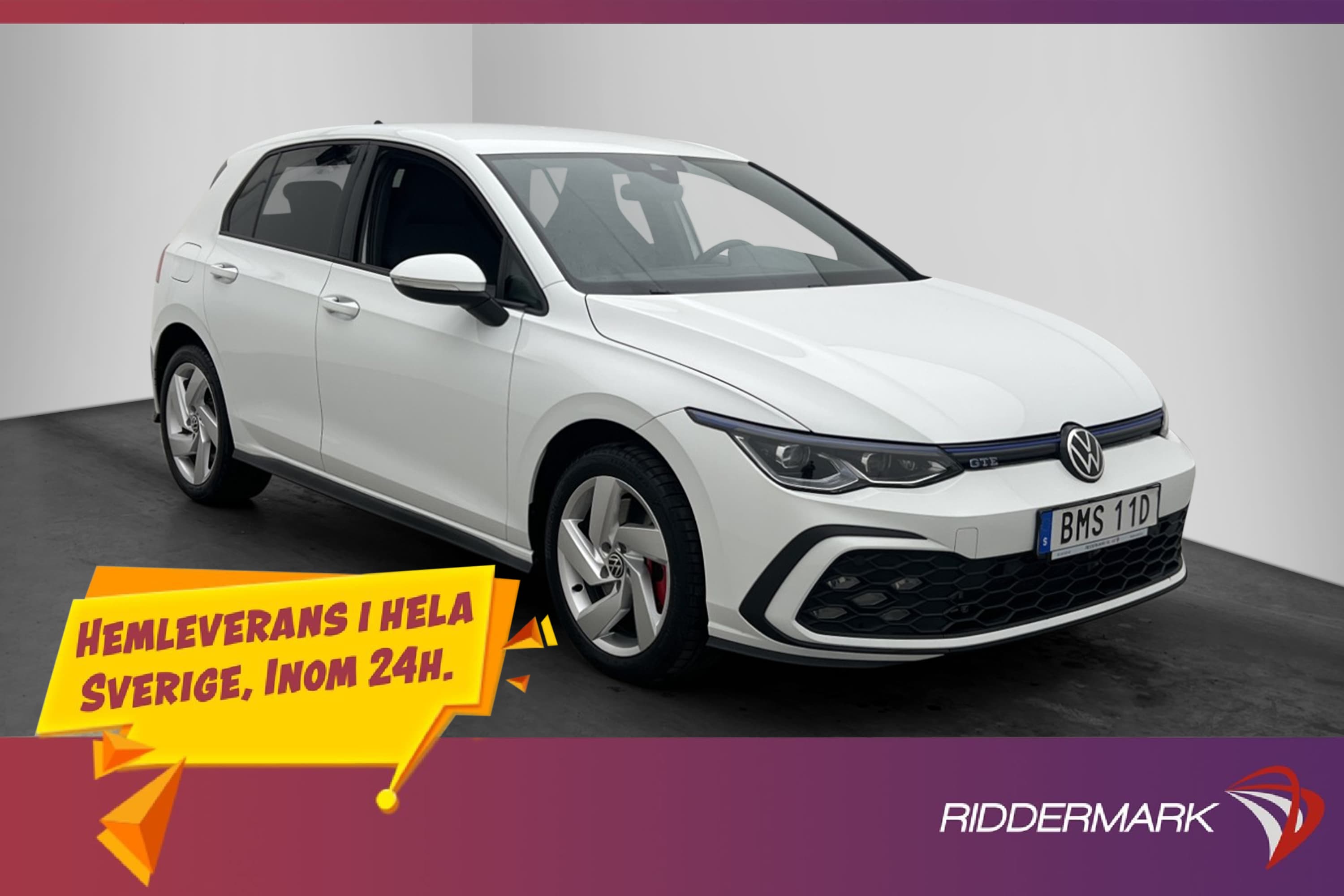 Volkswagen Golf GTE 245hk Värmare CarPlay Rattvärme Navi