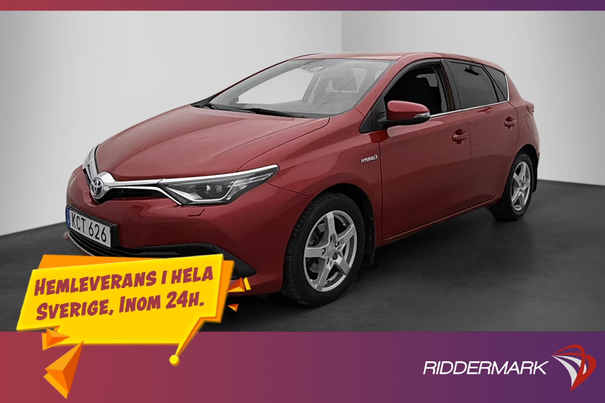 Toyota Auris Hybrid e-CVT 136hk Active Plus Kamera Navi