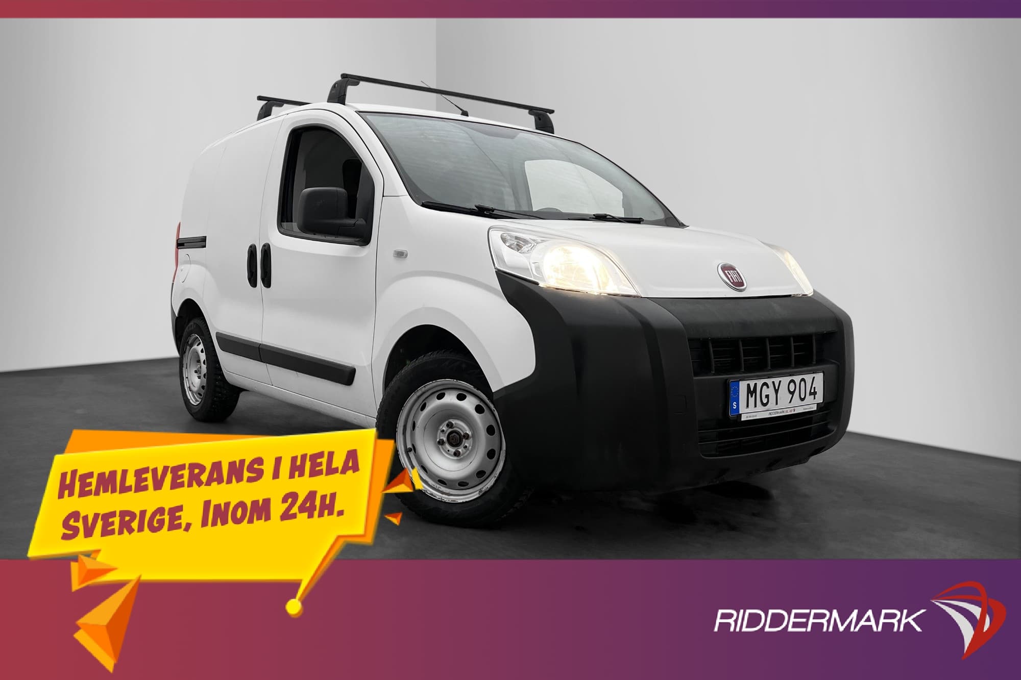 Fiat Fiorino Skåpbil 1.3 Multijet Takräcke 0.46L/Mi LÅGSKATT