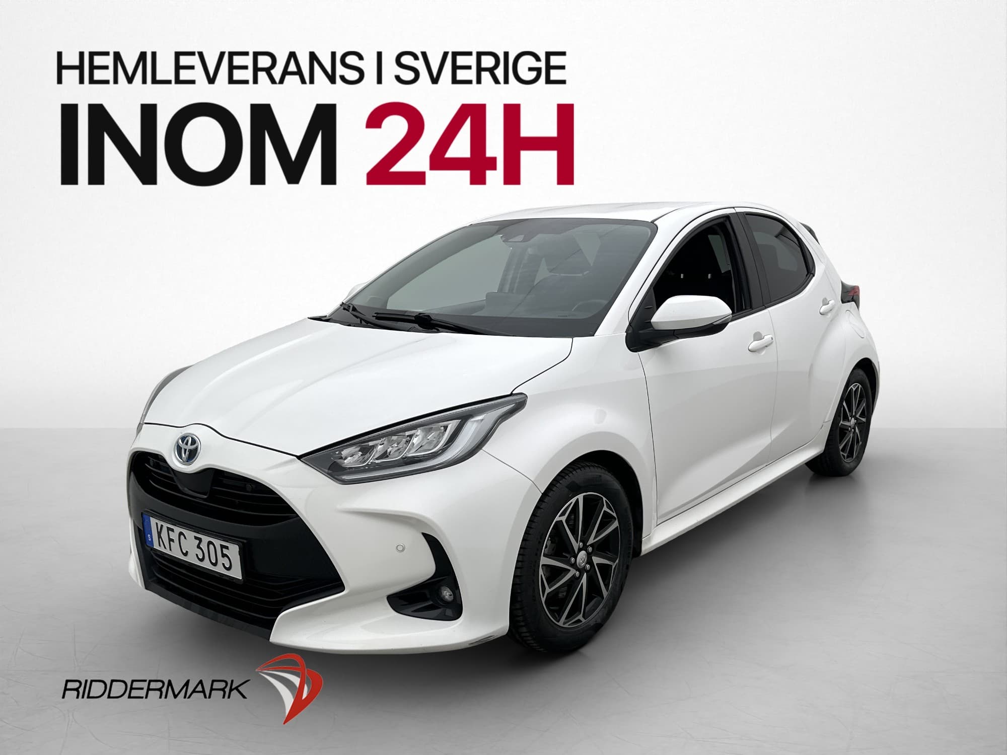 Toyota Yaris Hybrid 116hk Active Plus MOMS Kamera Rattvärme
