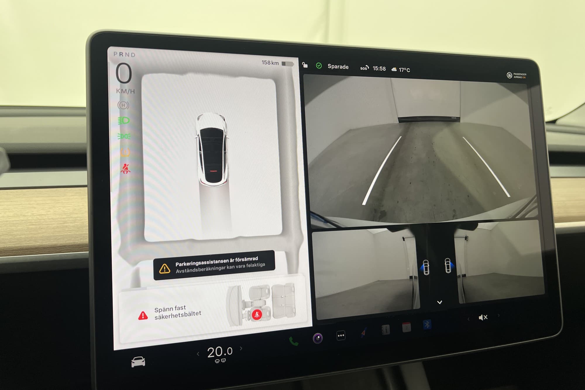 Tesla Model Y Performance Uppgraderad-AP Panorama Sv.Såld