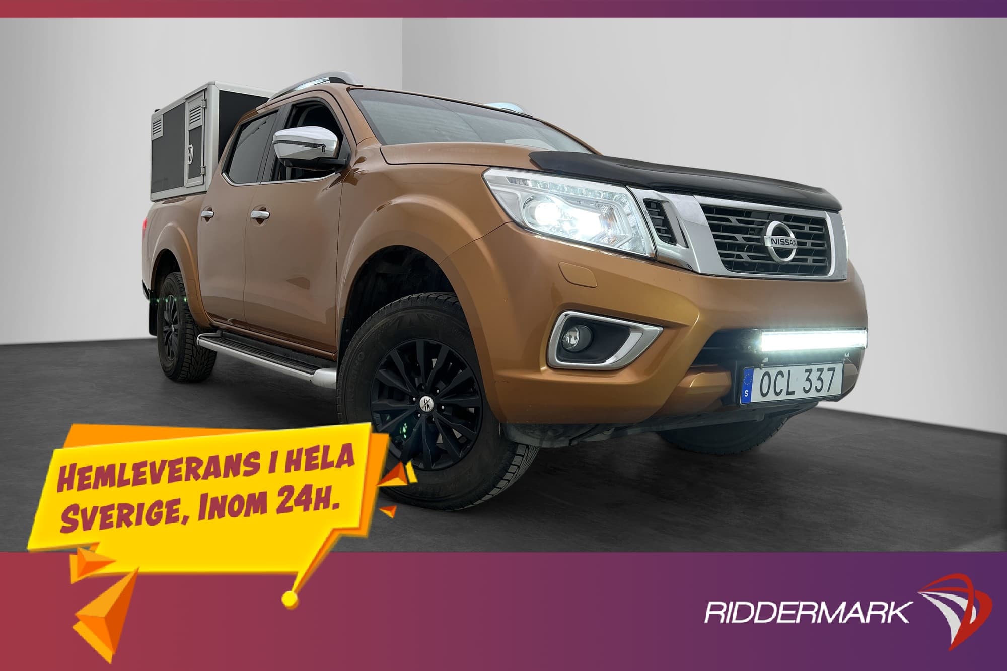 Nissan Navara 2.3dCi 4WD Dragkrok Diffspärr 360° HUNDKÅPA