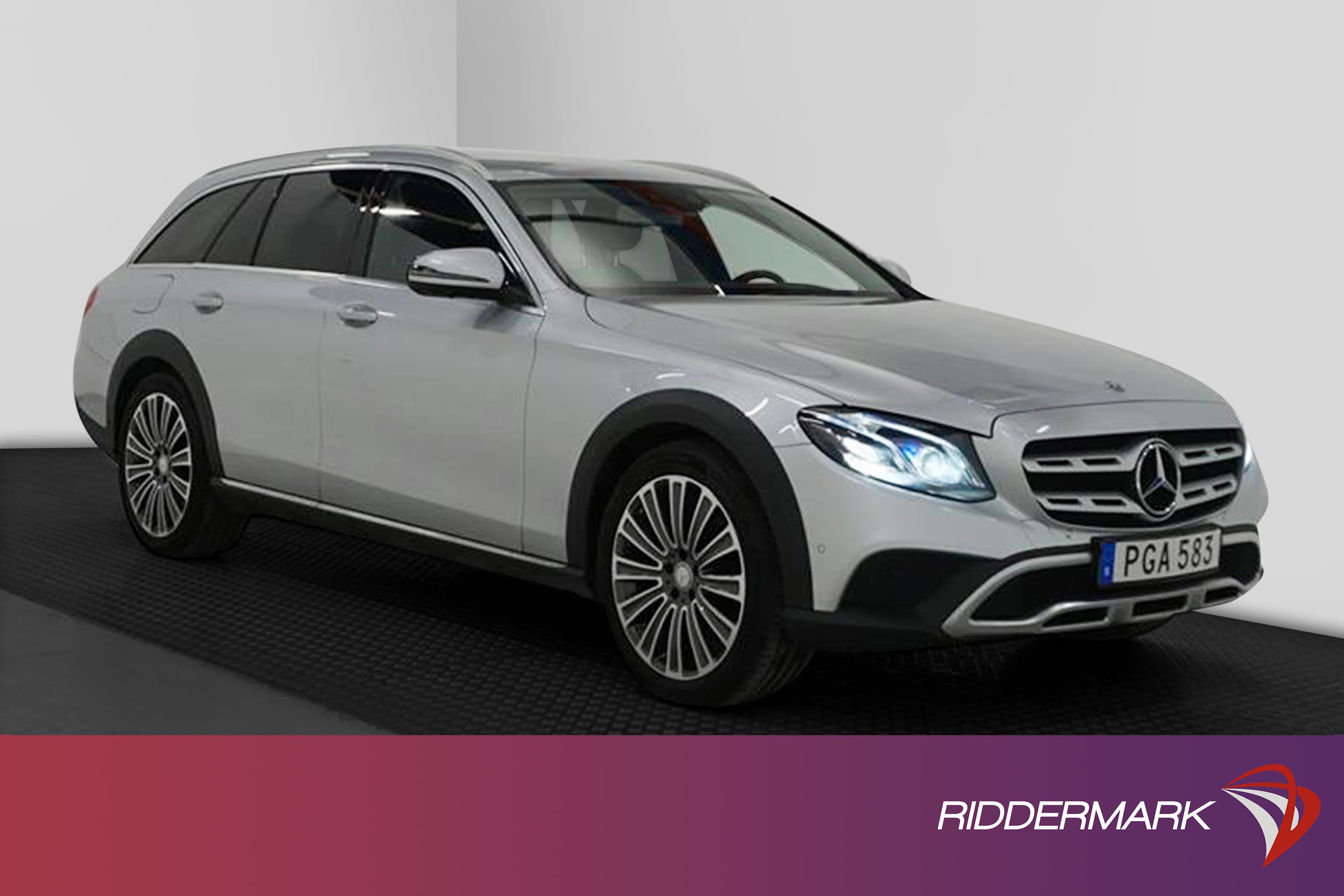Mercedes-Benz E 220d 4M All-T 194hk D-värm Burmester 360°exteriör