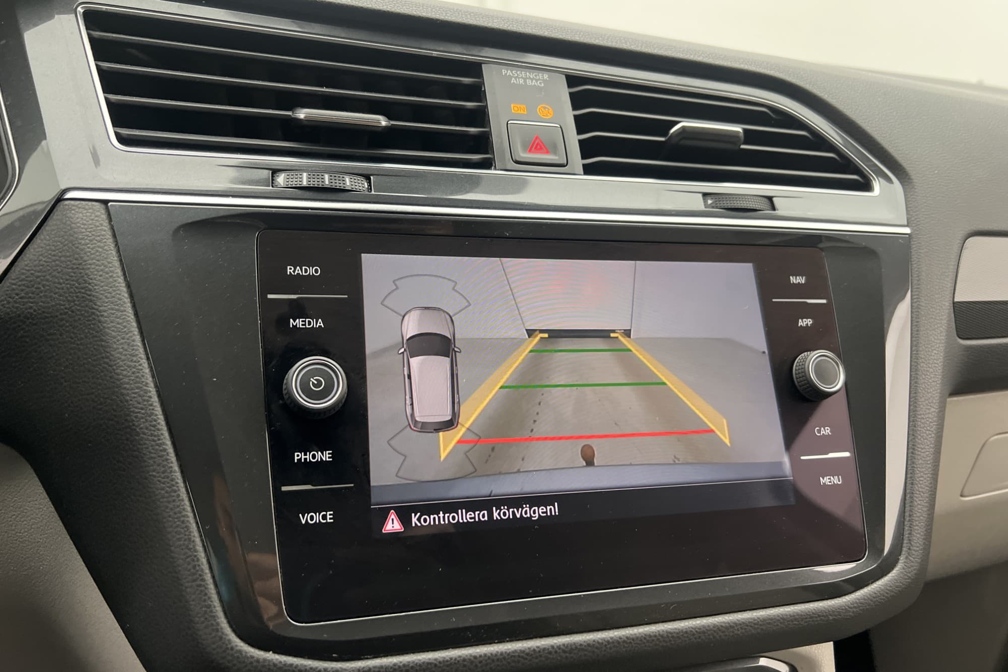 Volkswagen Tiguan Allspace 4M 7-Sits Cockpit Värmare Drag