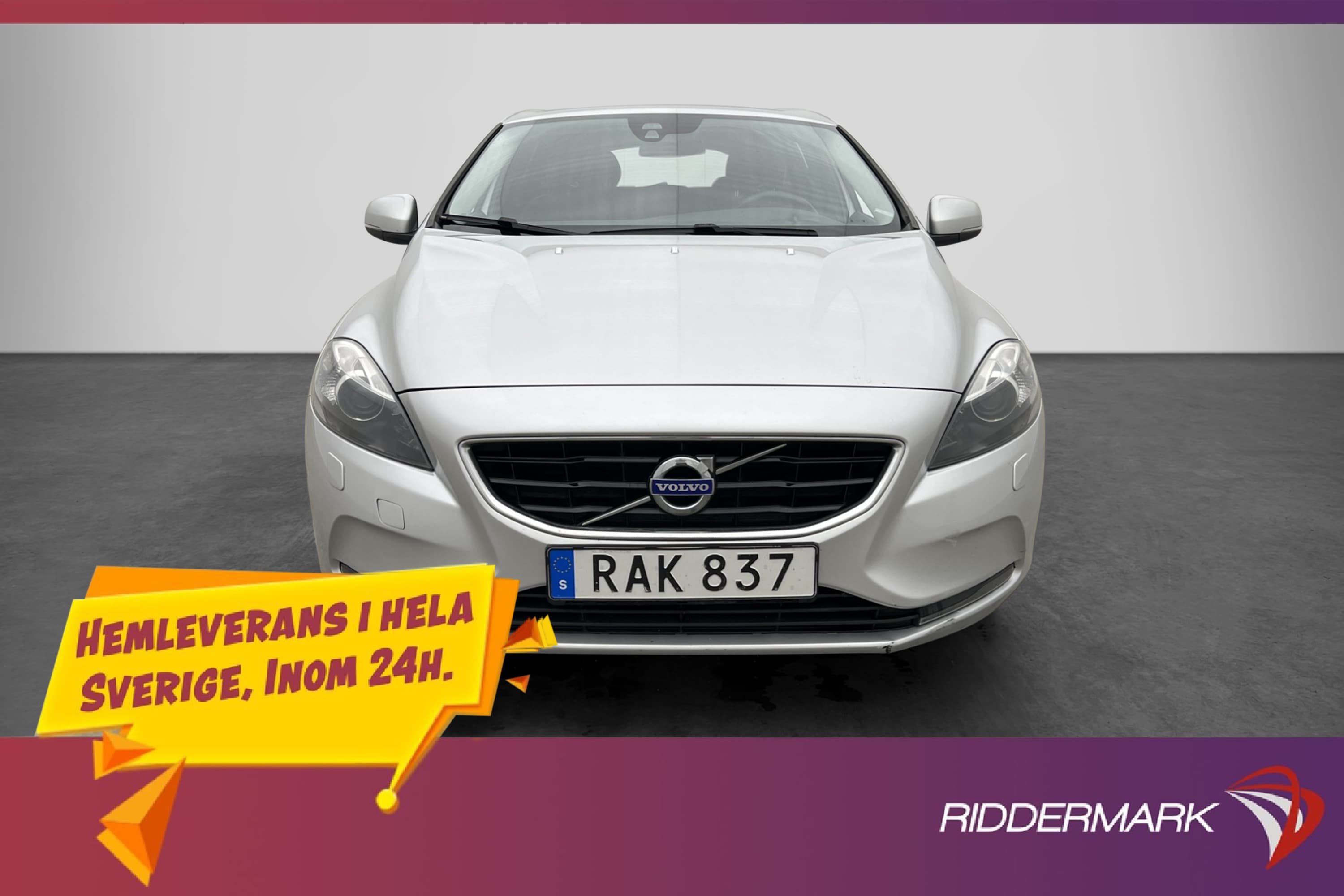 Volvo V40 D2 120hk Momentum D-Värmare P-Sensorer 0,36l/Mil