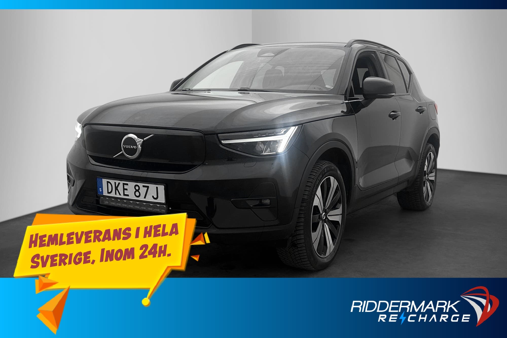 Volvo XC40 Recharge Twin motor Plus Dragkrok Värmare Kamera