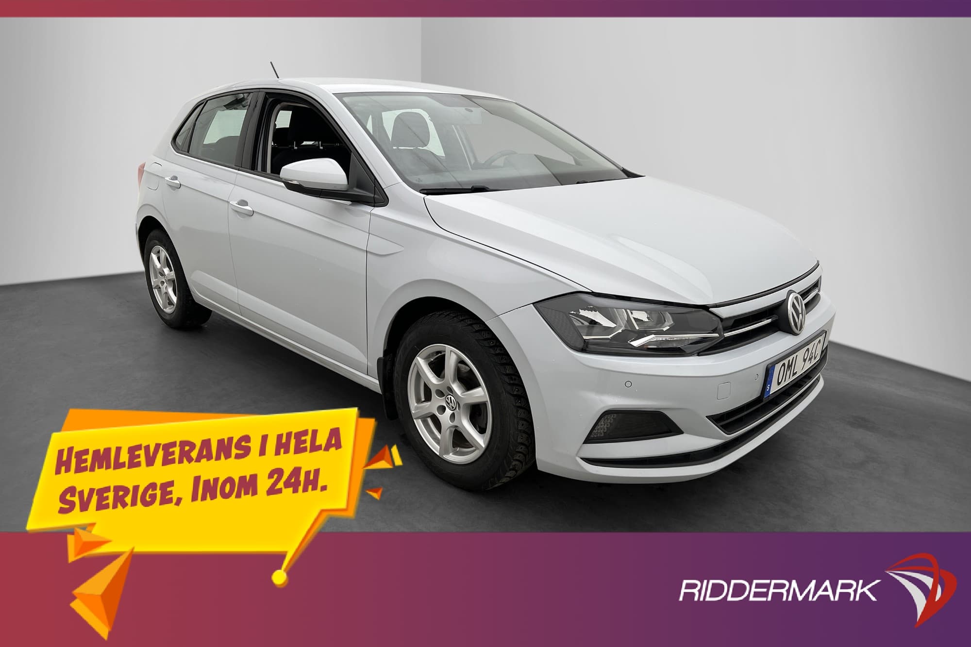 Volkswagen Polo 1.0 TGI P-Sensorer Låg skatt Lågmil