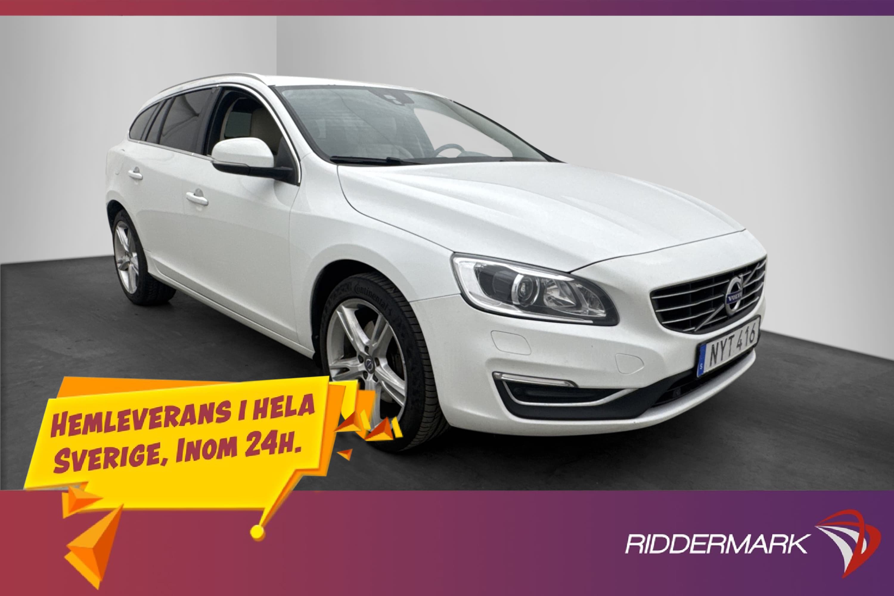 Volvo V60 D4 AWD Classic Summum Värmare Skinn Rattvärme