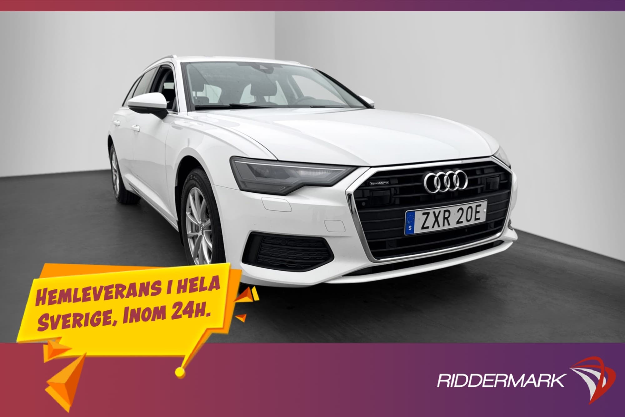 Audi A6 40 TDI 204hk Quattro Proline Dragkrok Sensorer Navi