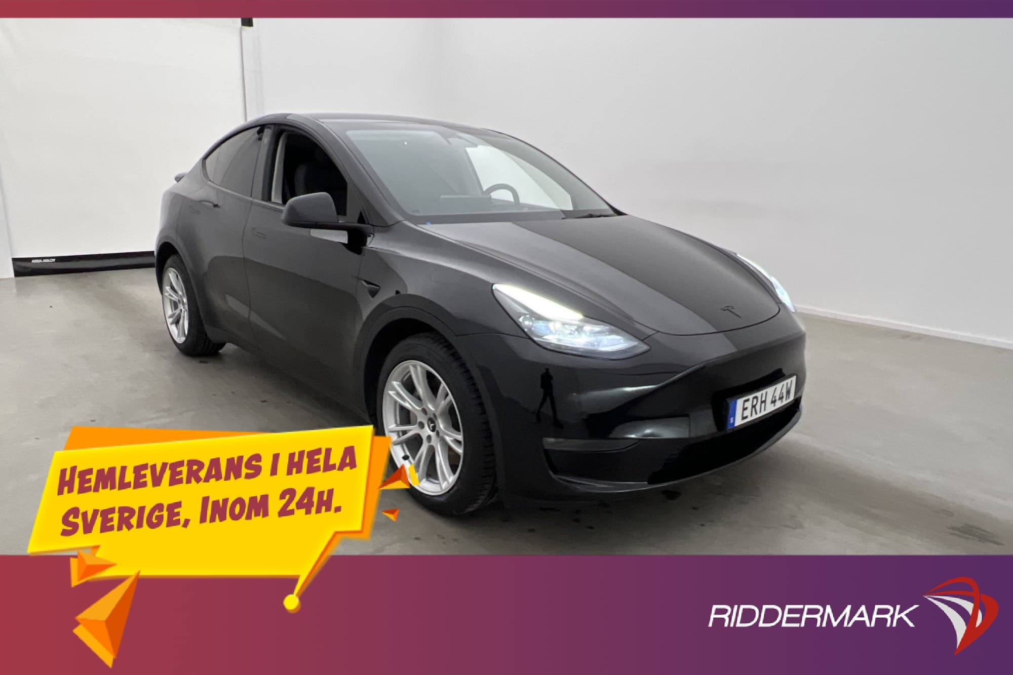 Tesla Model Y Long Range AWD Autopilot Dragkrok Svensksåld