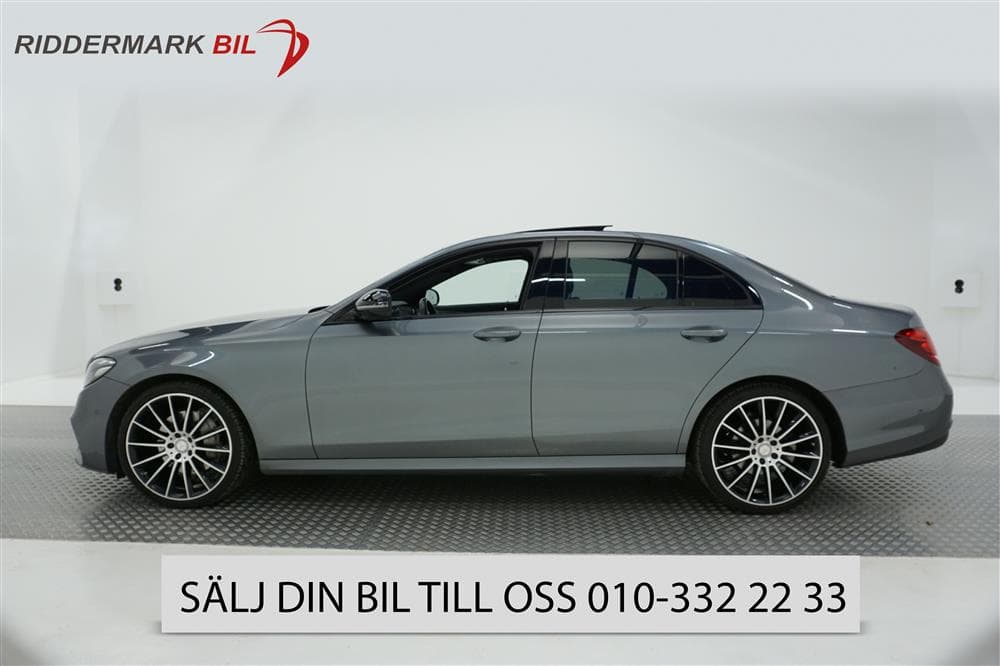 Mercedes E 220 d 194hk AMG Pano Navi Drag 360kam