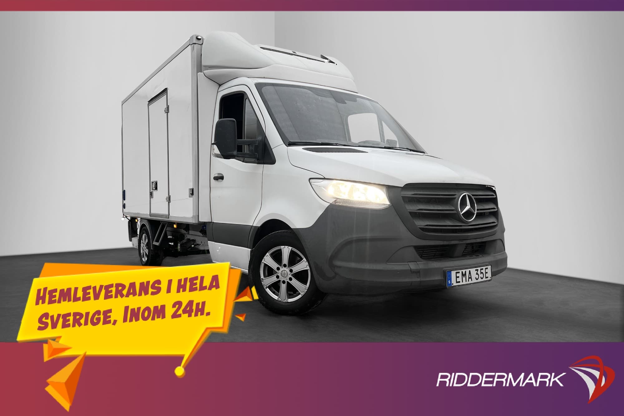 Mercedes-Benz Sprinter 314 BAKGAVELLYFT KYLBIL Sidodörr MOMS