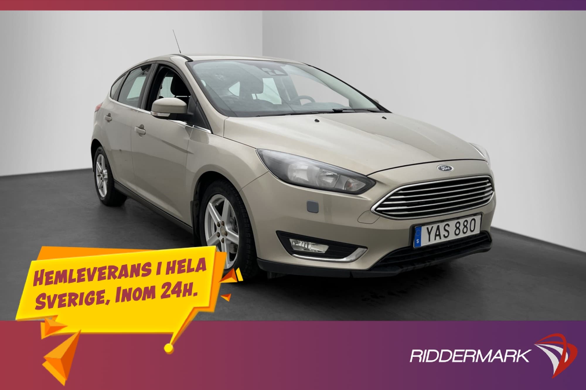 Ford Focus 1.5 TDCi Titanium Keyless P-Sensorer Bluetooth