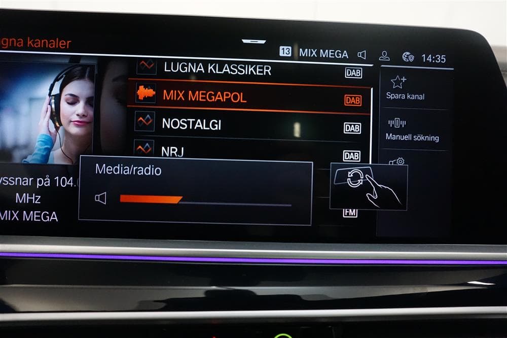 BMW X5 M50d 400hk Innovation D-Värm Sky Lounge H/K HUD 360°interiör