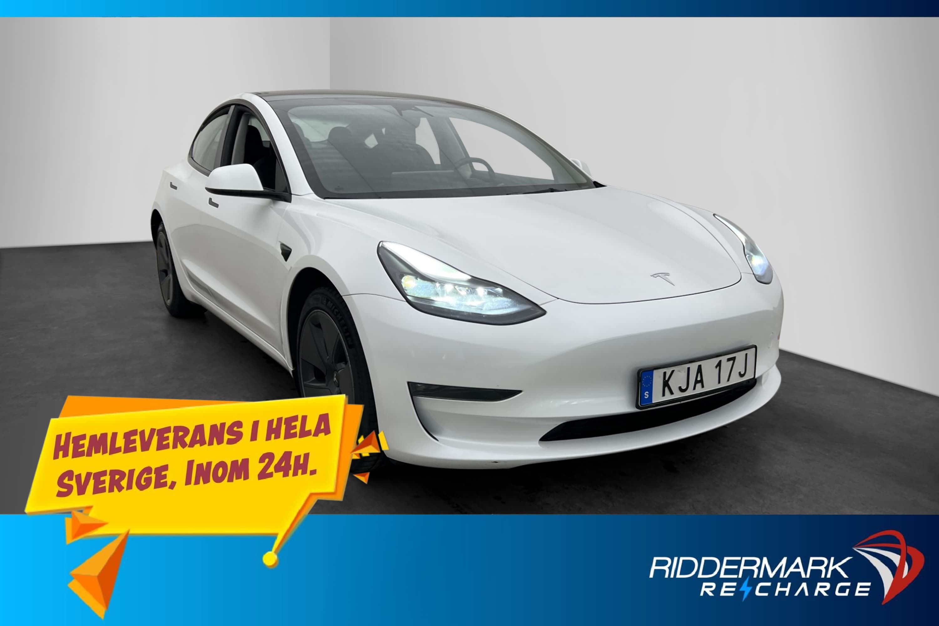 Tesla Model 3 Long Range AWD Autopilot Svensksåld
