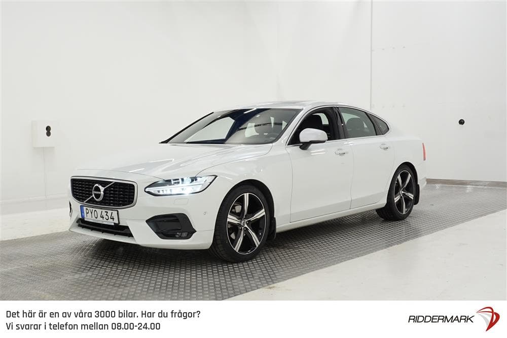 Volvo S90 D4 190hk AWD R-Design T-lucka D-Värm VOC 0,47l/milexteriör