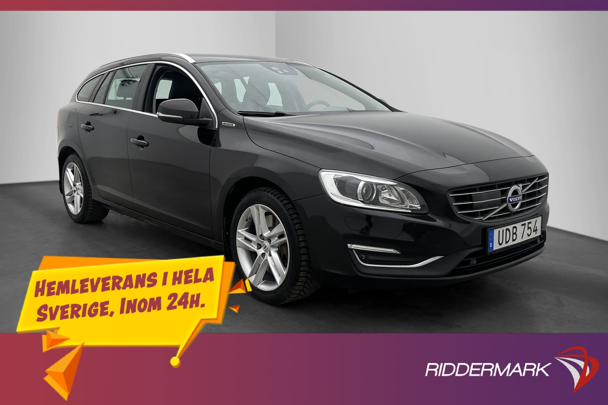 Volvo V60 D5 Plug-In Hybrid AWD Summum Värm Kamera Dragkrok