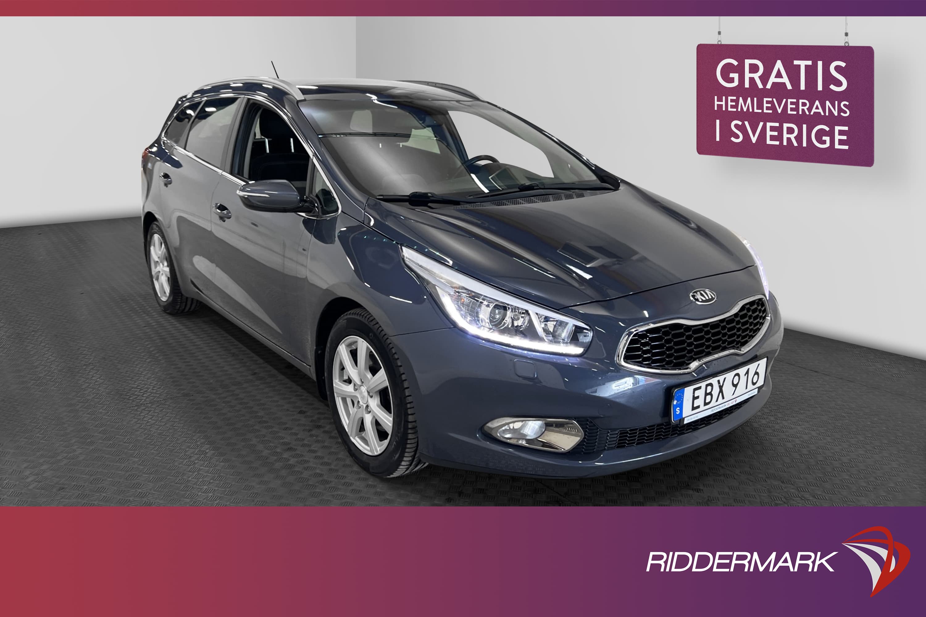 Kia Ceed SW 1.6 CRDi 128hk Rattvärme P-sensorer Dragkrok
