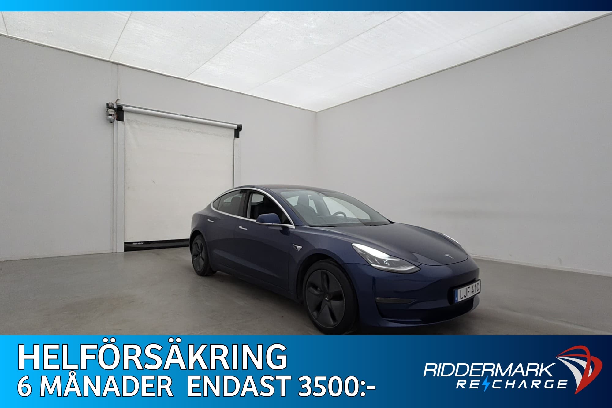 Tesla Model 3 Long Range AWD Autopilot Sv-Såld