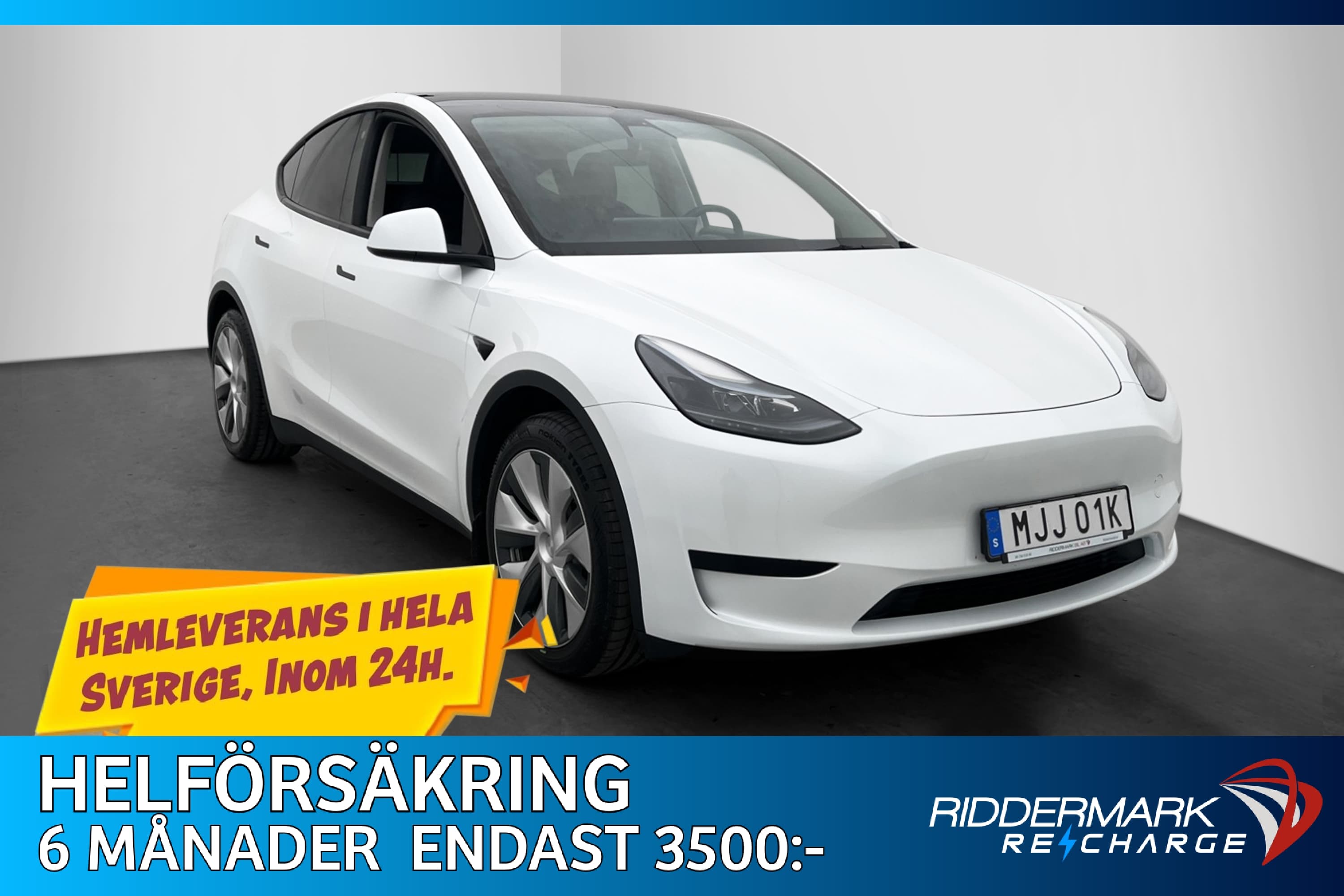 Tesla Model Y Standard Range Dragkrok MOMS Autopilot SV-Såld