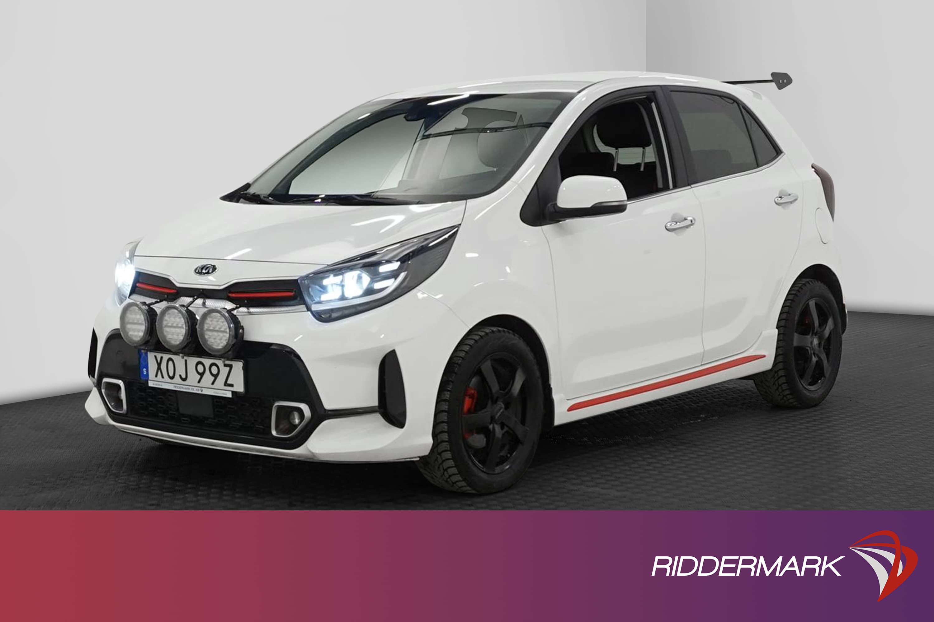 Kia Picanto 1.0 100hk GT-line Skinn B-kam GPS UNIK 0,45l/mil