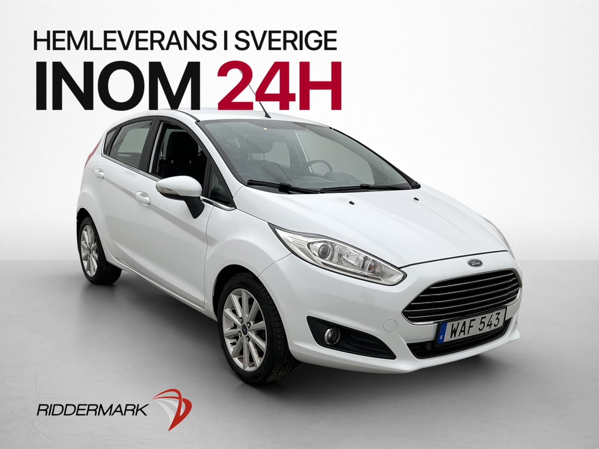 Ford Fiesta 1.0 EcoBoost 100hk Titanium Bluetooth Kamrembytt