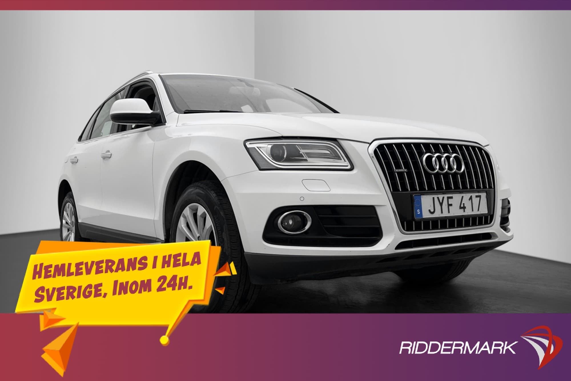 Audi Q5 2.0 TDI Quattro 190hk Design H-Skinn Sensorer Farth