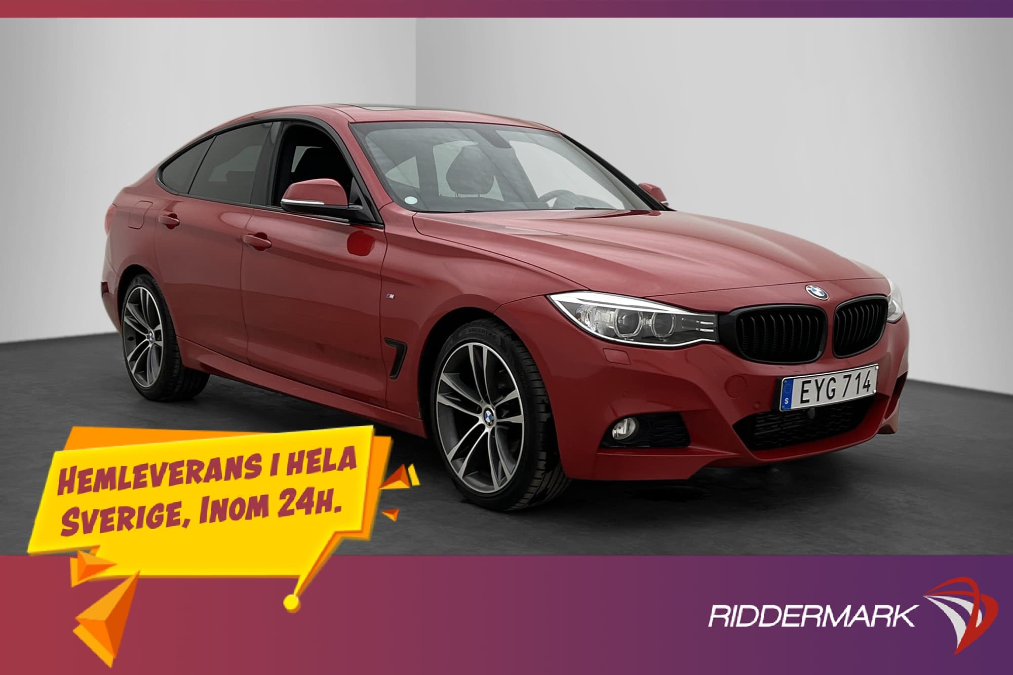 BMW 320 d xDrive GT 190hk M Spor M-Värm Pano Drag 0.48l/mil