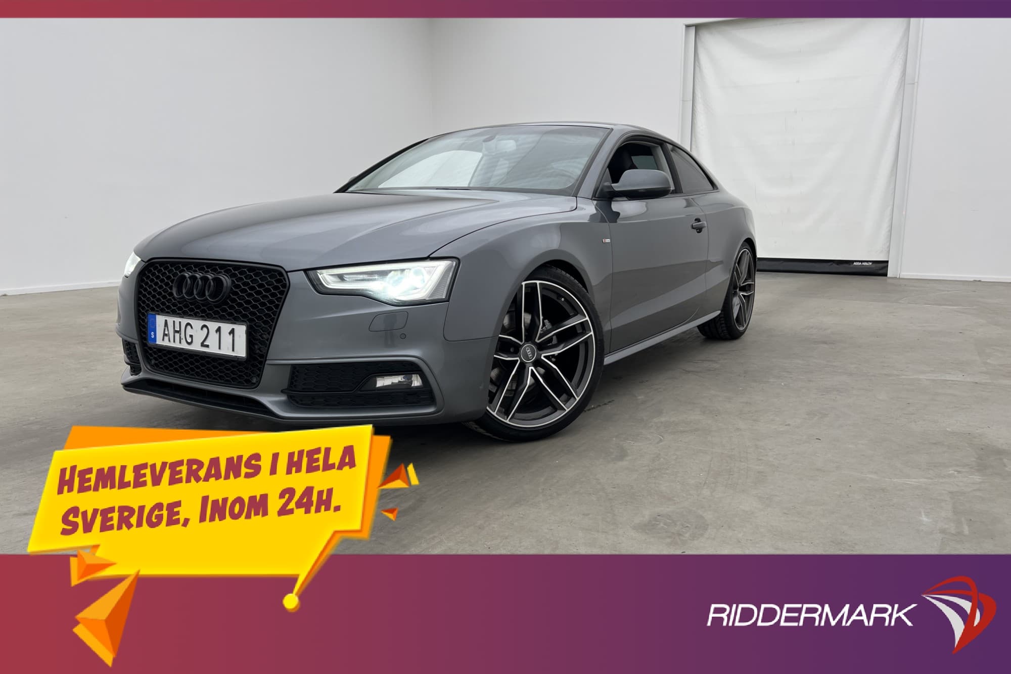 Audi A5 Coupé TFSI 170hk S-Line Elstolar Sensorer Halvskinn