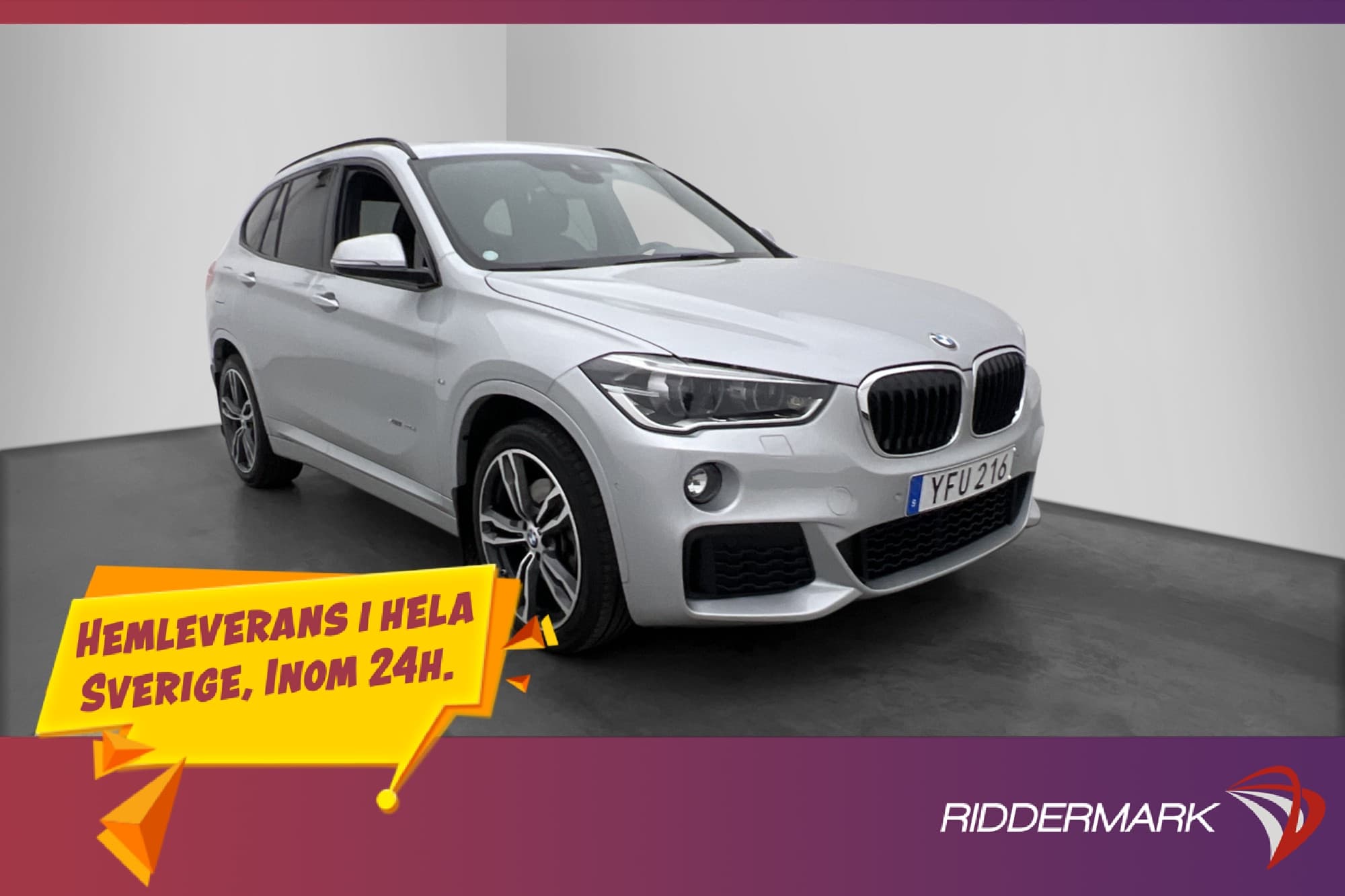 BMW X1 XDrive20d 190hk M Sport H/K Pano Backamera Drag