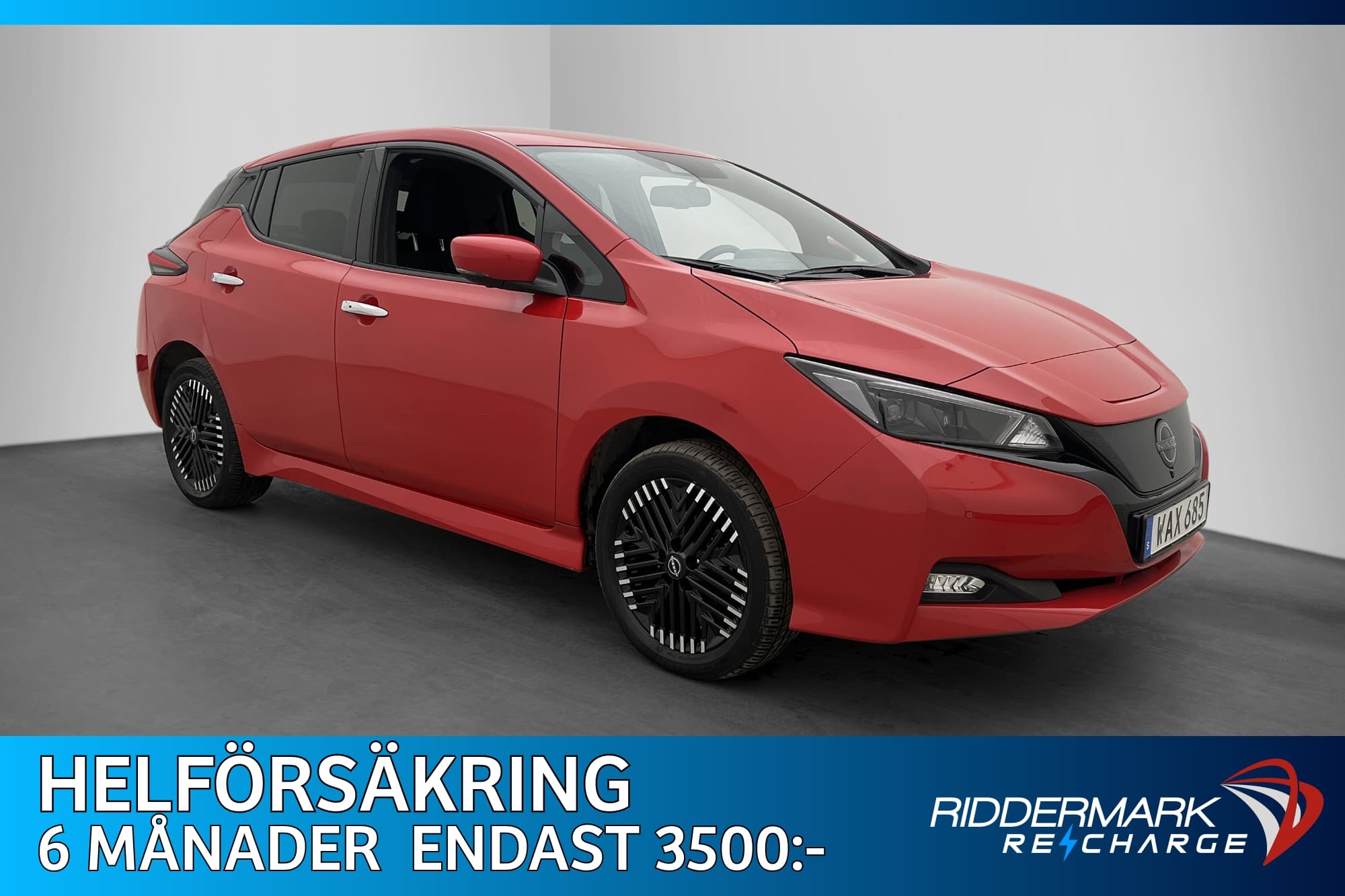 Nissan Leaf  e+62 kWh Värm 360° Rattvärme Adapt-fart Navi