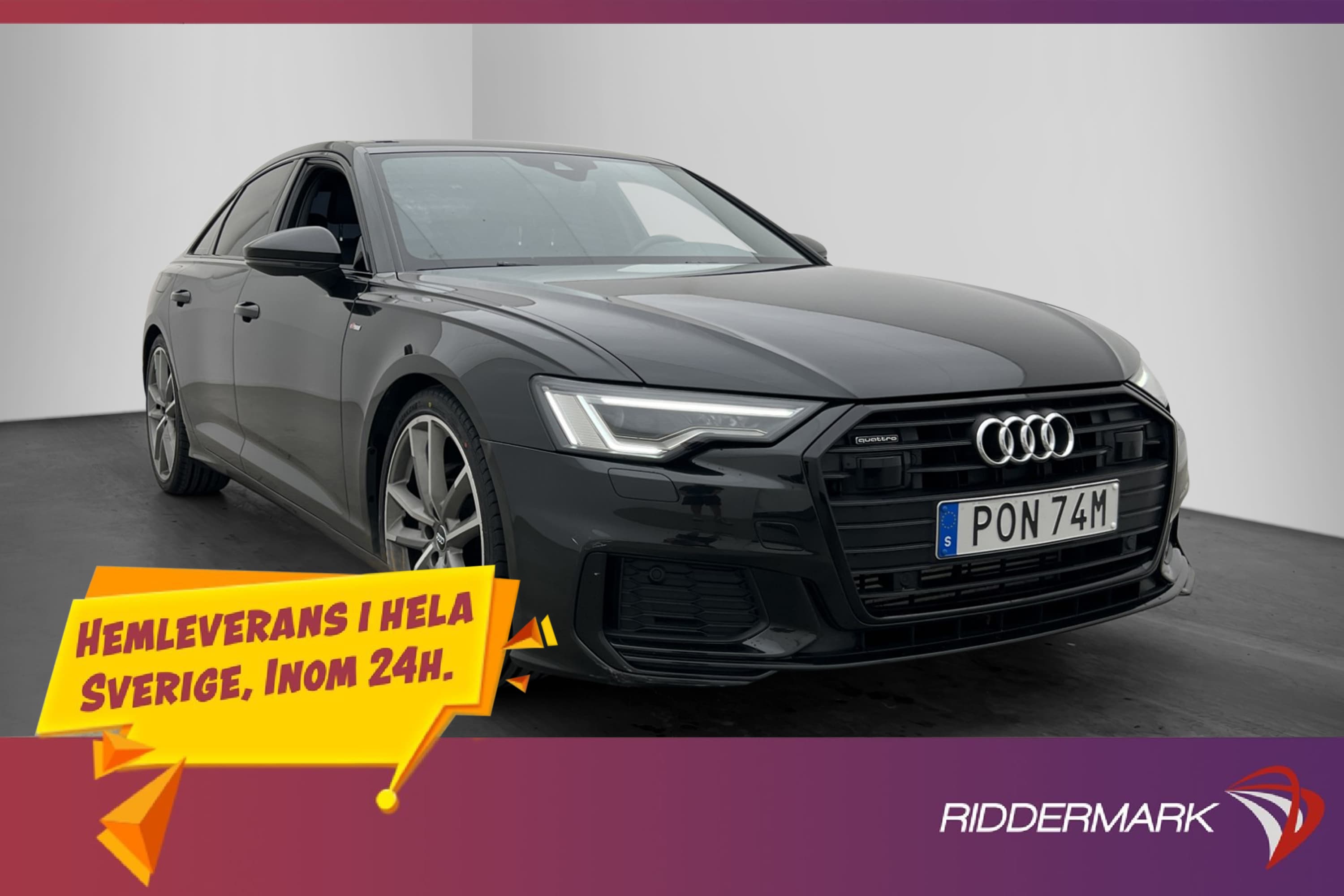 Audi A6 Sedan 45 TFSI 245hk S-Line Black Optik BLIS Cockpit