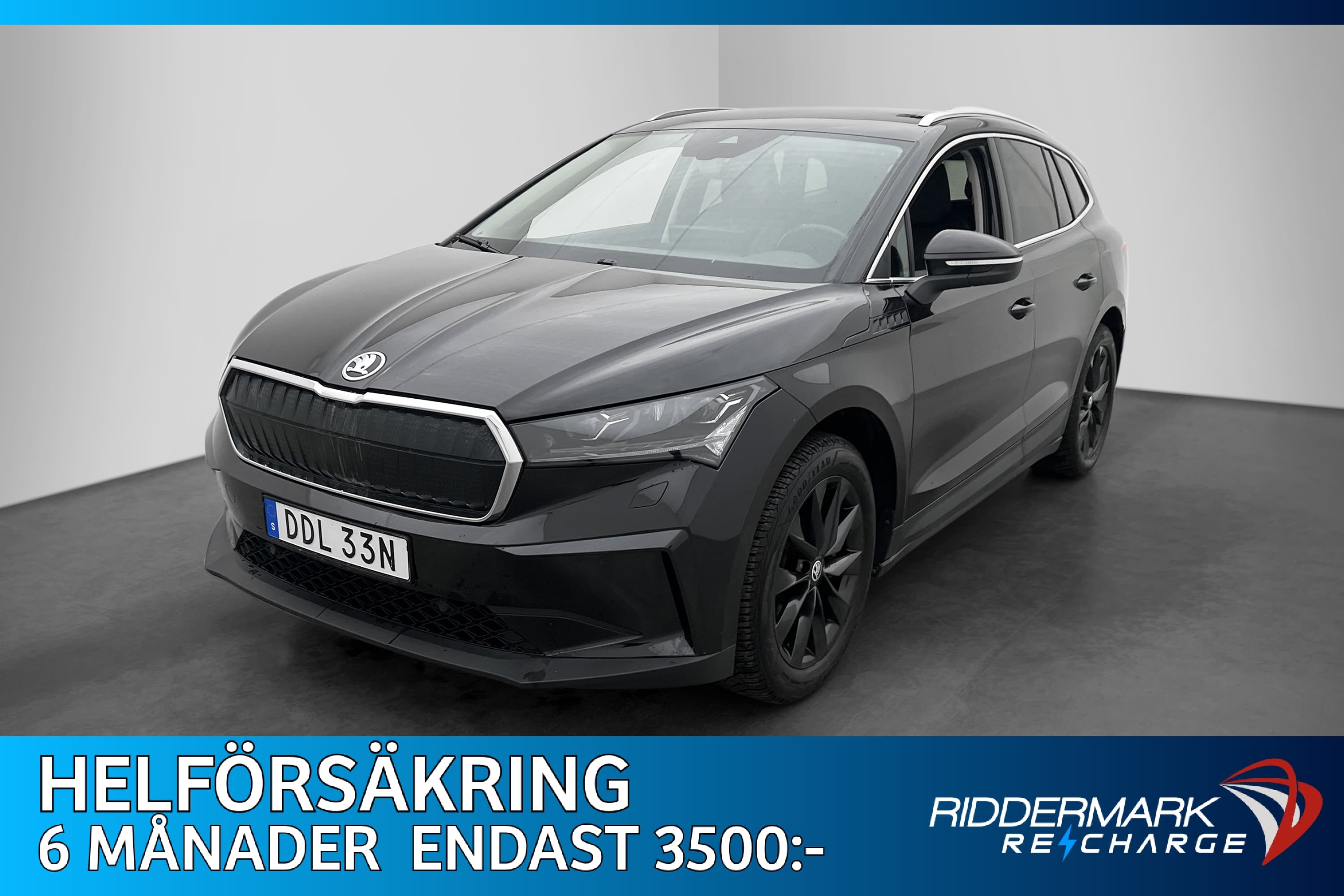 Škoda Enyaq iV 80 Värmare Skinn Kamera CarPlay Adapt-fart