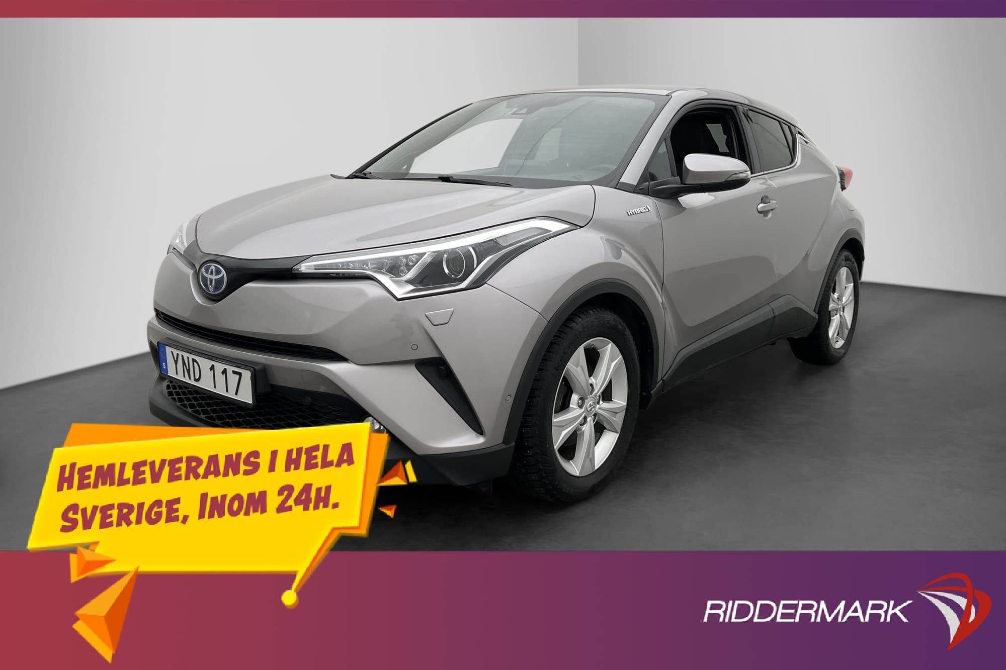 Toyota C-HR Hybrid Executive JBL Kamera Värm P-Sensorer Drag