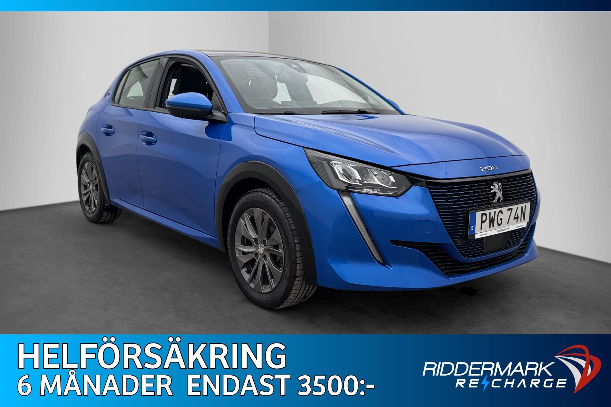 Peugeot E-208 136hk Allure Pano Halvskinn Carplay