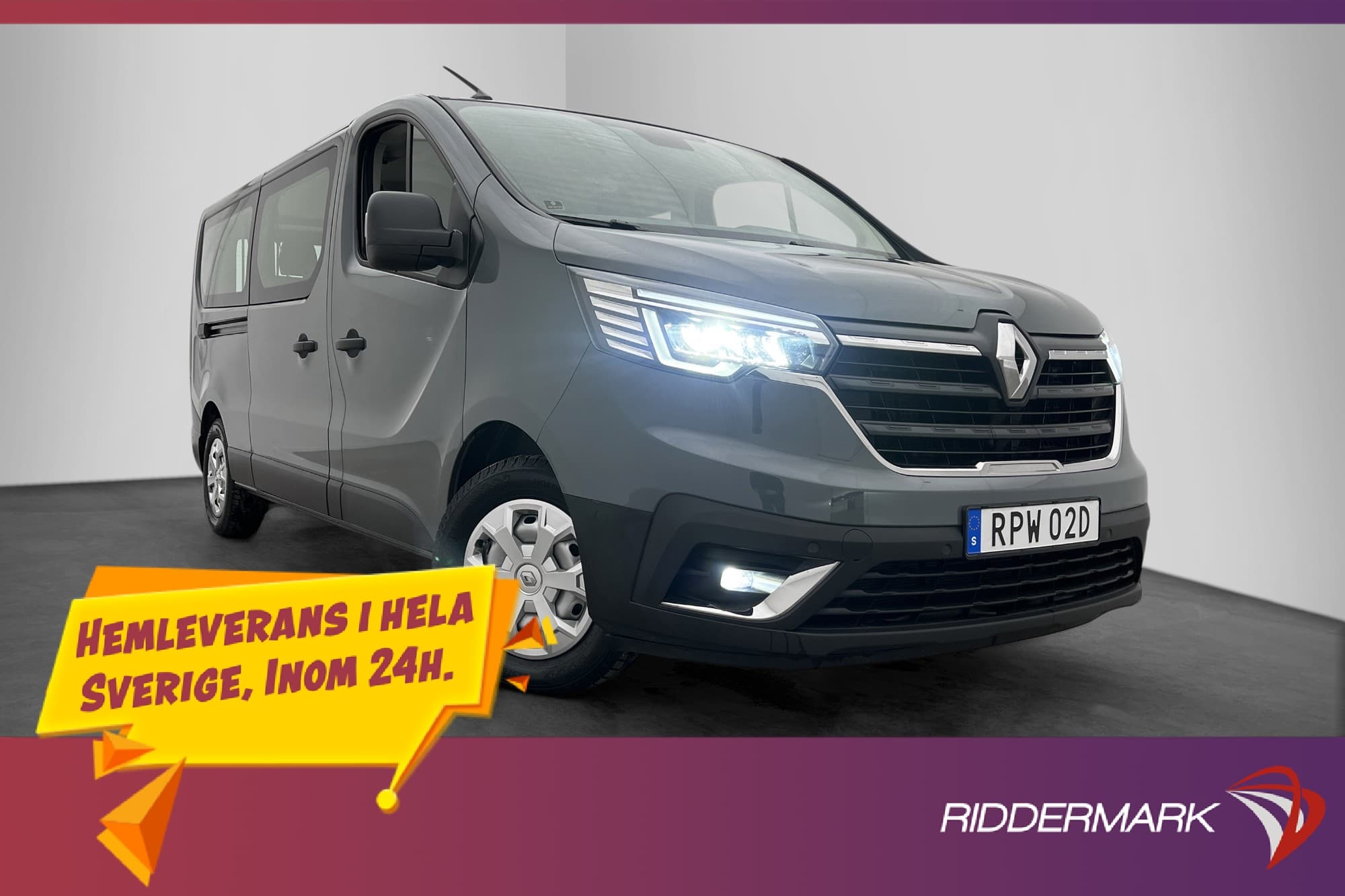 Renault trafic Grand Kombi 170hk Drag B-Kamera 9-Sits Moms