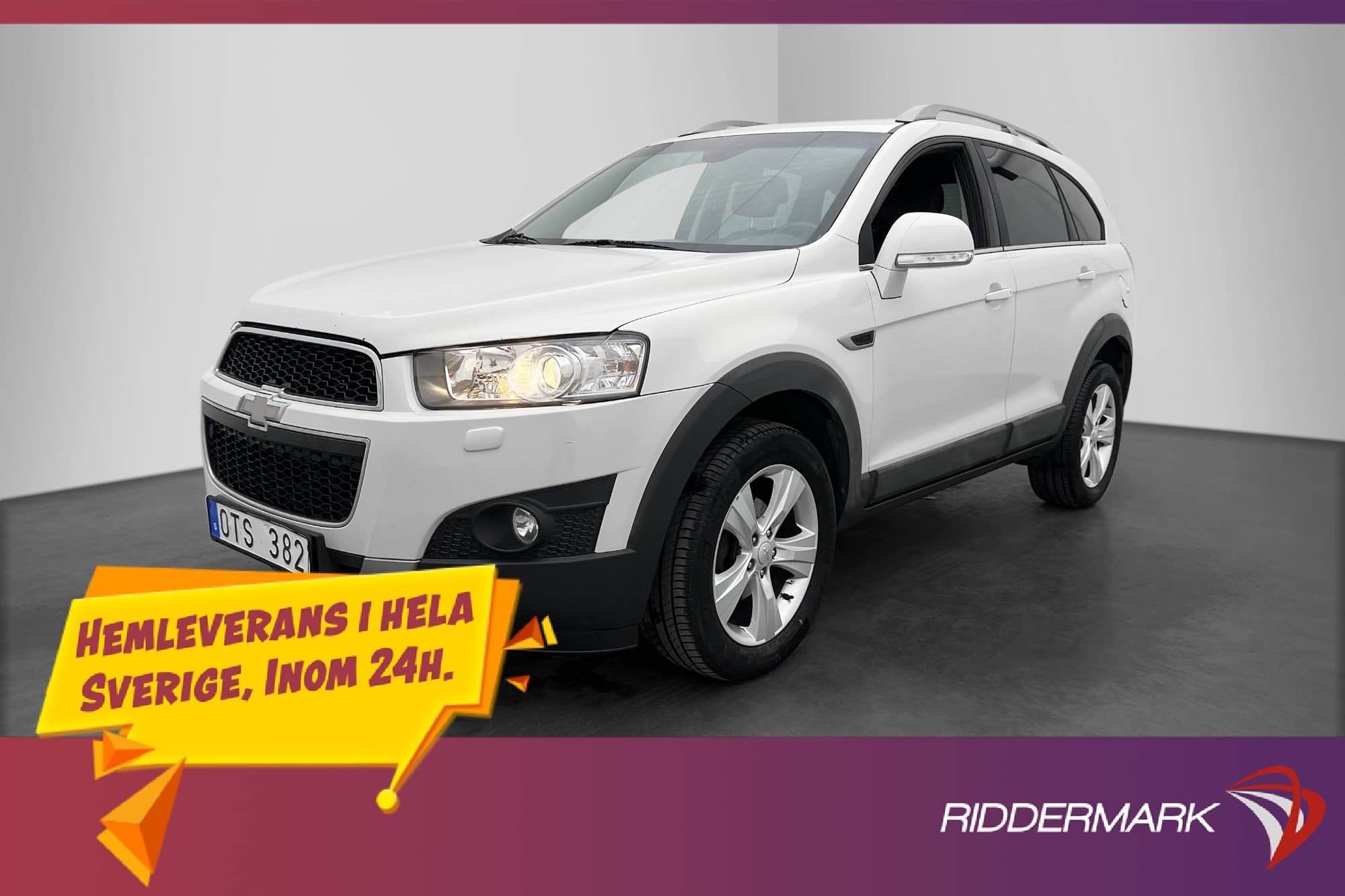 Chevrolet Captiva 2.2 AWD 184hk 7-Sits Skinn P-Sensorer