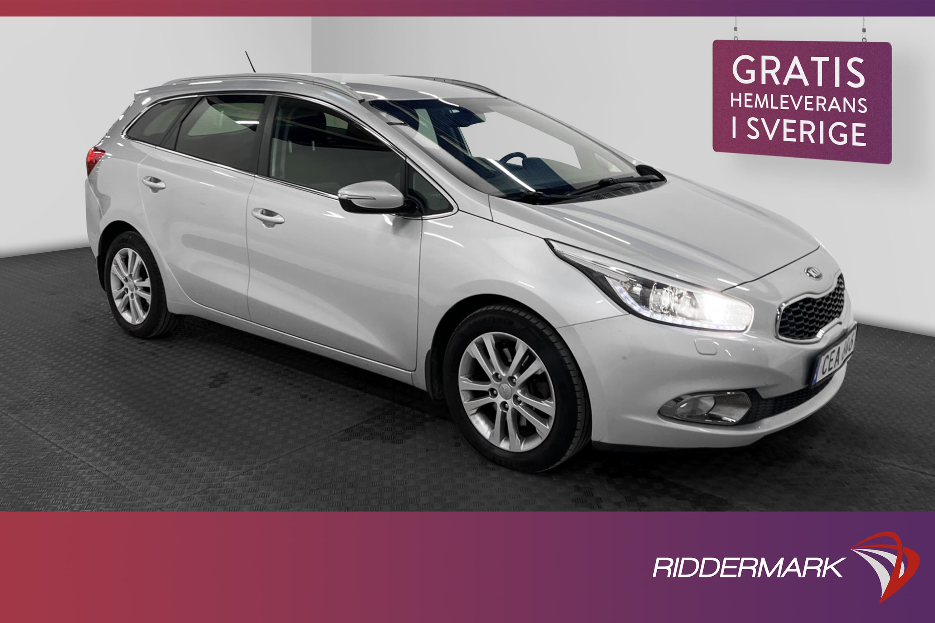 Kia Ceed Sportswagon CRDi 128hk Sensorer Rattvärme Välservad