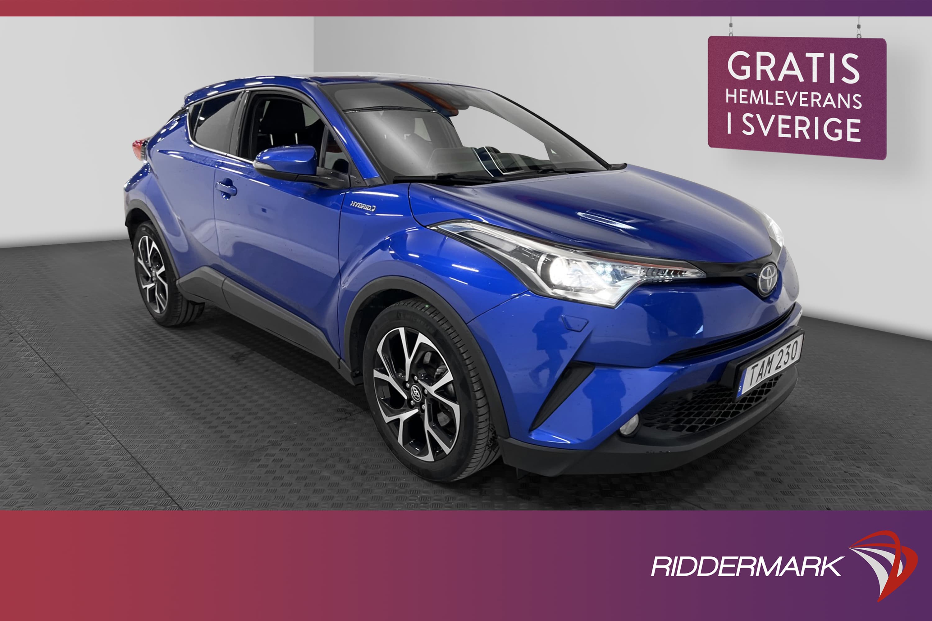 Toyota C-HR Hybrid 122hk X-edition JBL Skinn Kamera Värmare